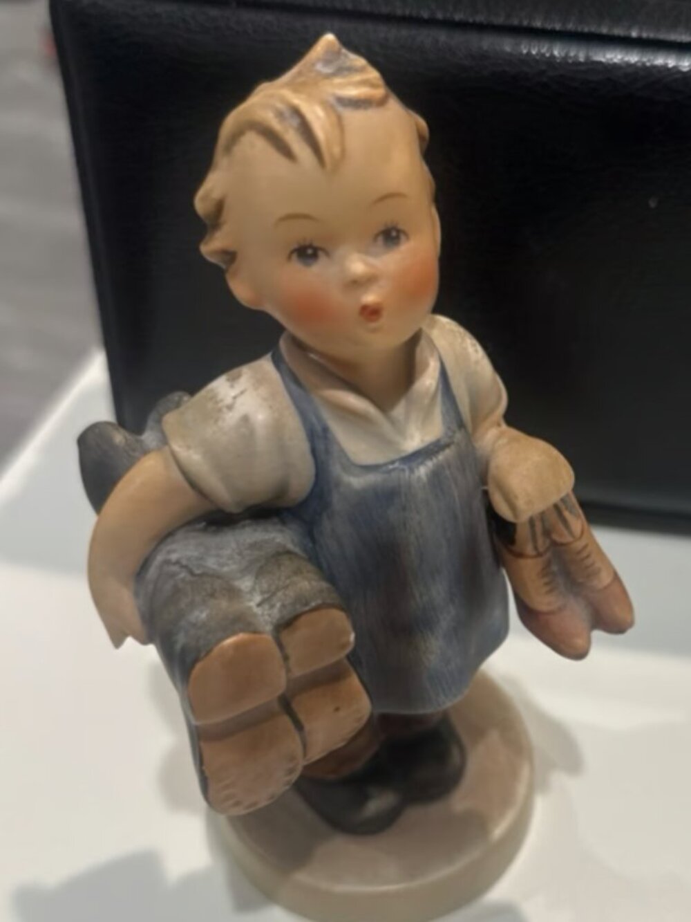 Vintage Goebel Hummel “Boots” Porcelain Figurine 143/0 TMK-5 Last Bee Mark